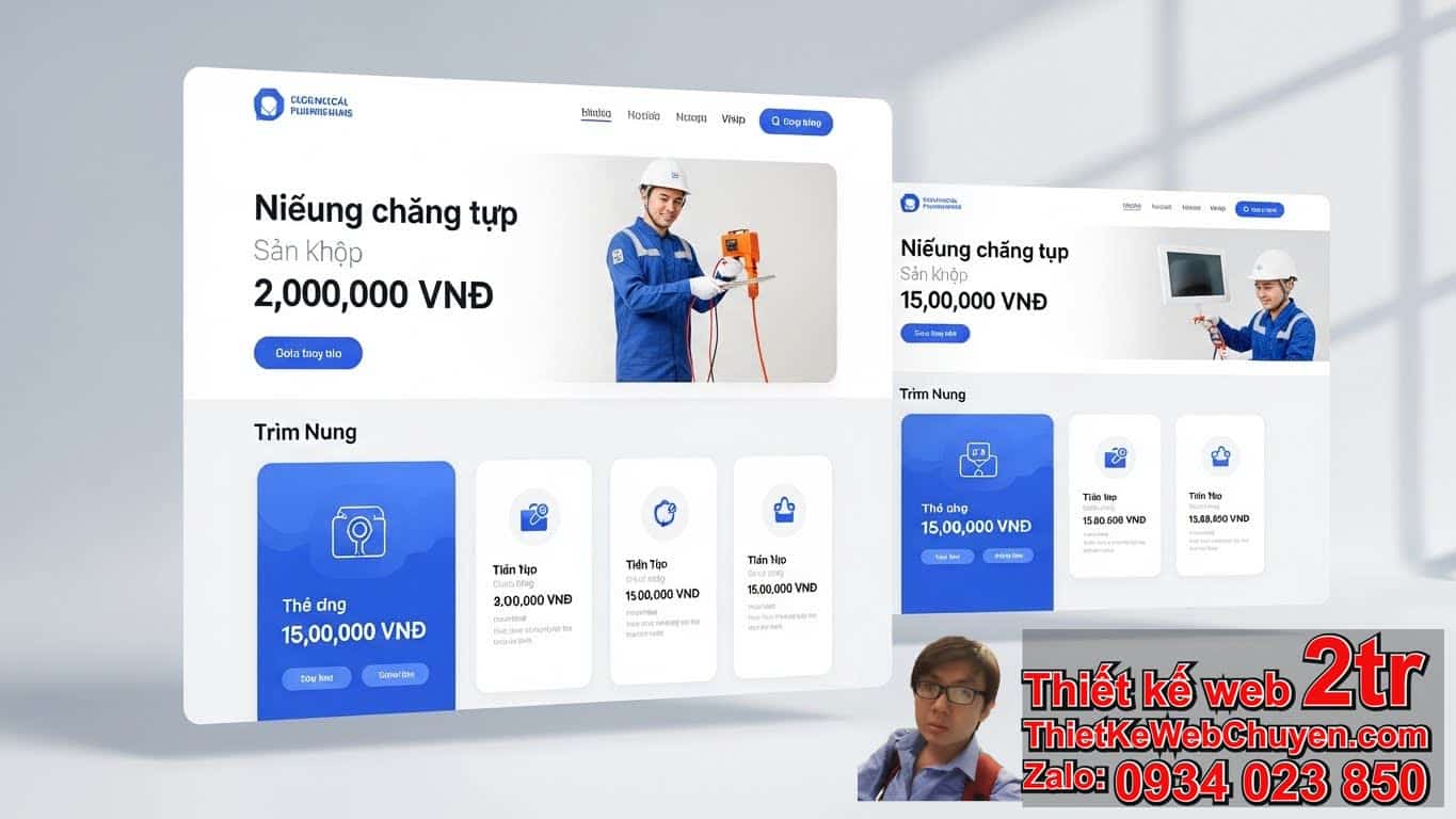 Thiết kế web dịch vụ sửa chữa điện nước bao nhiêu tiền? Thiết kế web dịch vụ sửa chữa điện nước bao nhiêu tiền?