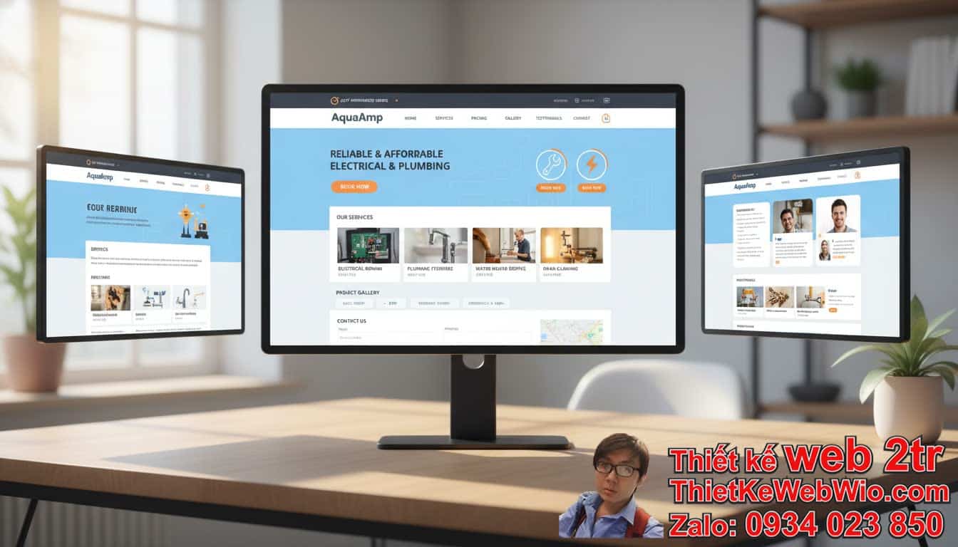 Thiết kế web dịch vụ sửa chữa điện nước giá rẻ là gì và tại sao lại cần thiết?
