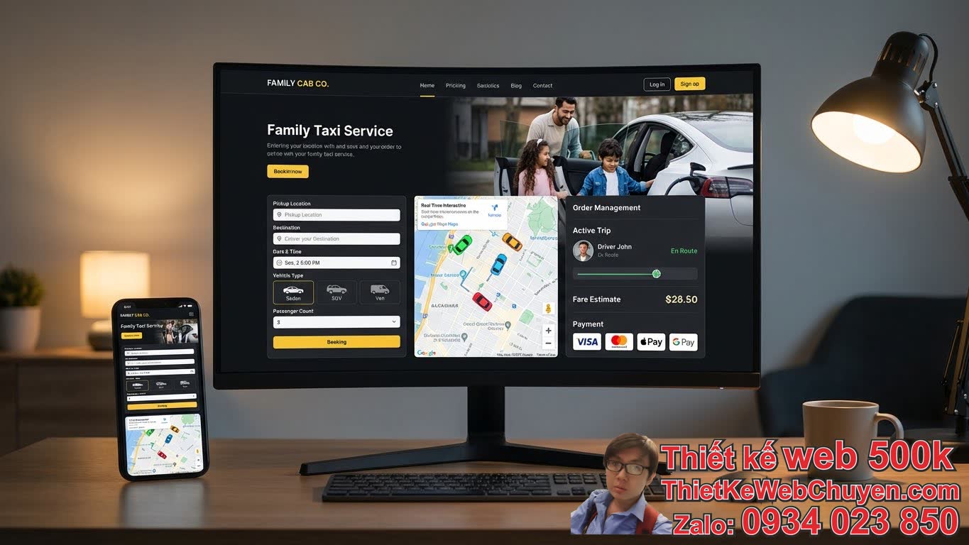 Thiết kế web dịch vụ taxi gia đình cần những tính năng cơ bản nào? Thiết kế web dịch vụ taxi gia đình cần những tính năng cơ bản nào?