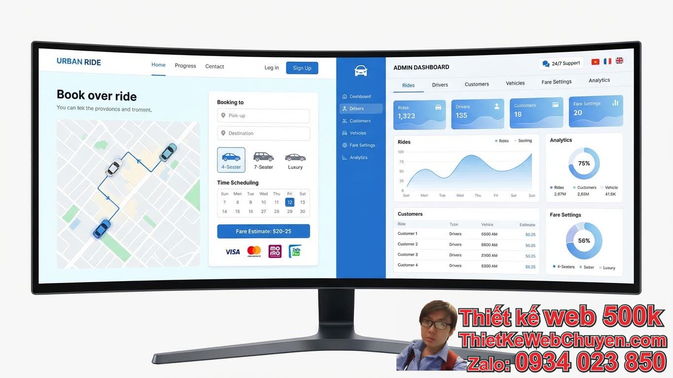 Thiết Kế Web Dịch Vụ Taxi Mới Thành Lập Cần Các Tính Năng Gì? Thiết Kế Web Dịch Vụ Taxi Mới Thành Lập Cần Các Tính Năng Gì?