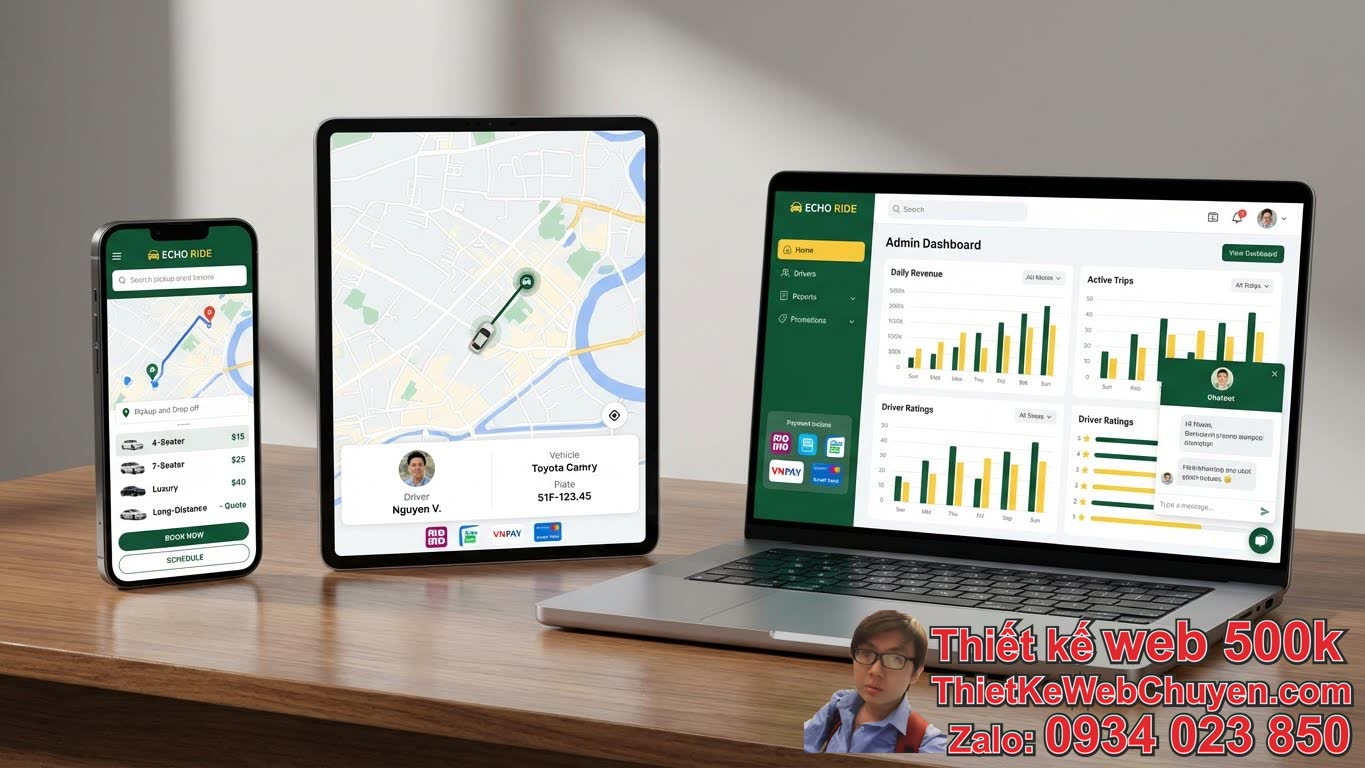 Thiết kế web dịch vụ taxi xe hợp đồng: Những tính năng quan trọng nào cần tích
hợp? Thiết kế web dịch vụ taxi xe hợp đồng: Những tính năng quan trọng nào cần tích
hợp?