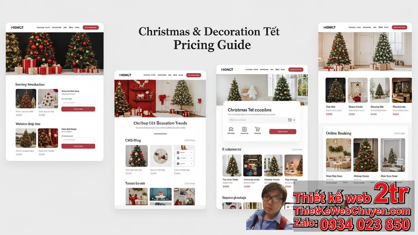 Thiết Kế Web Dịch Vụ Trang Trí Noel Tết Bao Nhiêu Tiền: Yếu Tố Nào Ảnh Hưởng Đến
Chi Phí?