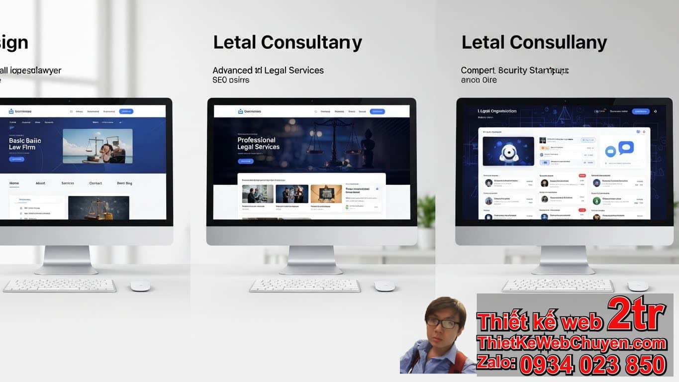 Thiết kế web Dịch vụ tư vấn pháp luật bao nhiêu tiền: Các gói dịch vụ phổ biến
và mức giá tham khảo