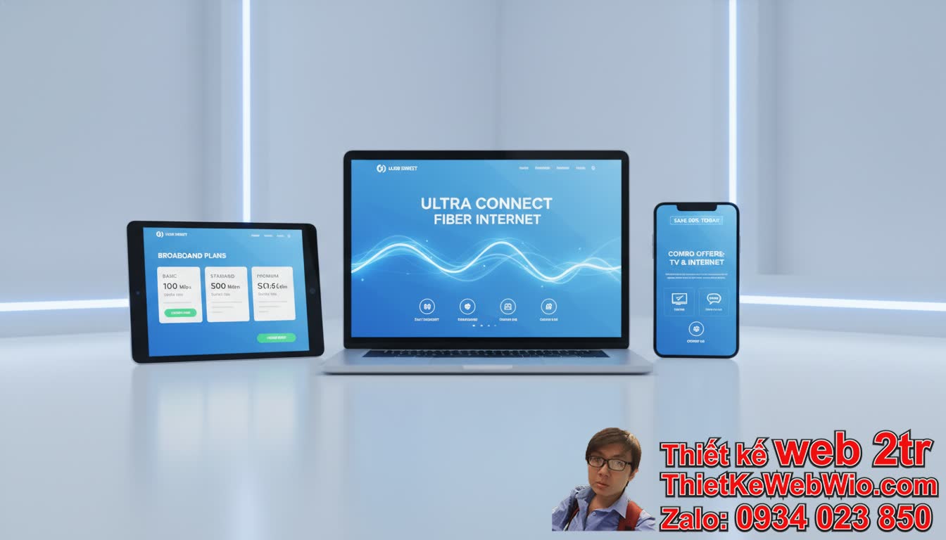 Thiết kế web dịch vụ viễn thông internet giá rẻ có những lợi ích gì?