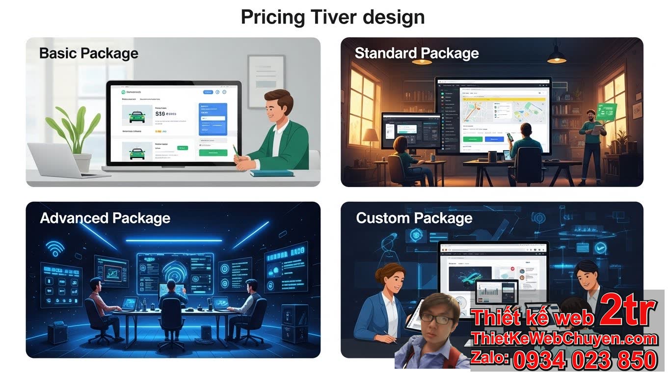 Thiết Kế Web Dịch Vụ Xe Grab Bao Nhiêu Tiền?