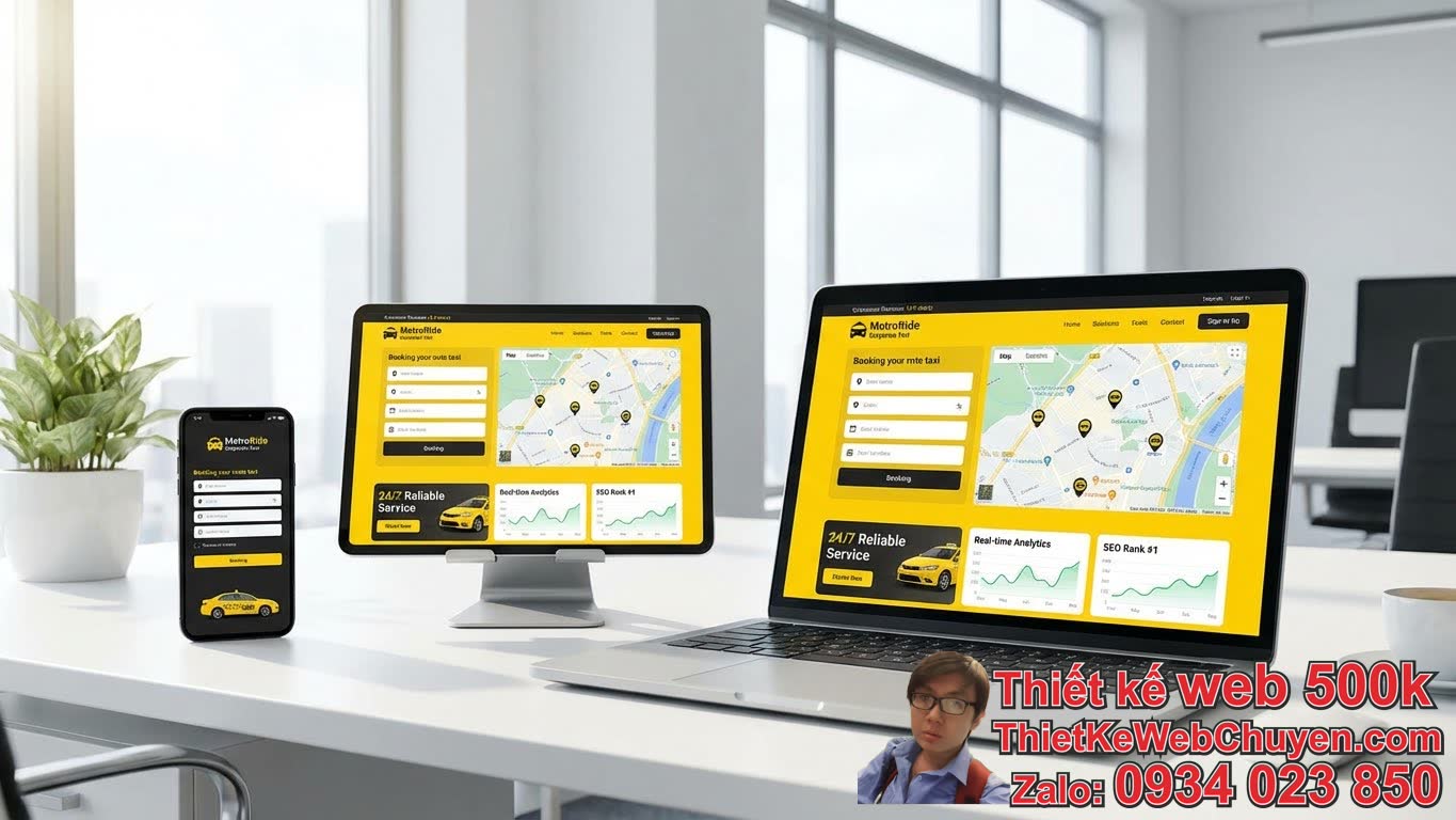 Thiết Kế Web Dịch Vụ Xe Taxi Doanh Nghiệp: Tại Sao Lại Cần Thiết? Thiết Kế Web Dịch Vụ Xe Taxi Doanh Nghiệp: Tại Sao Lại Cần Thiết?