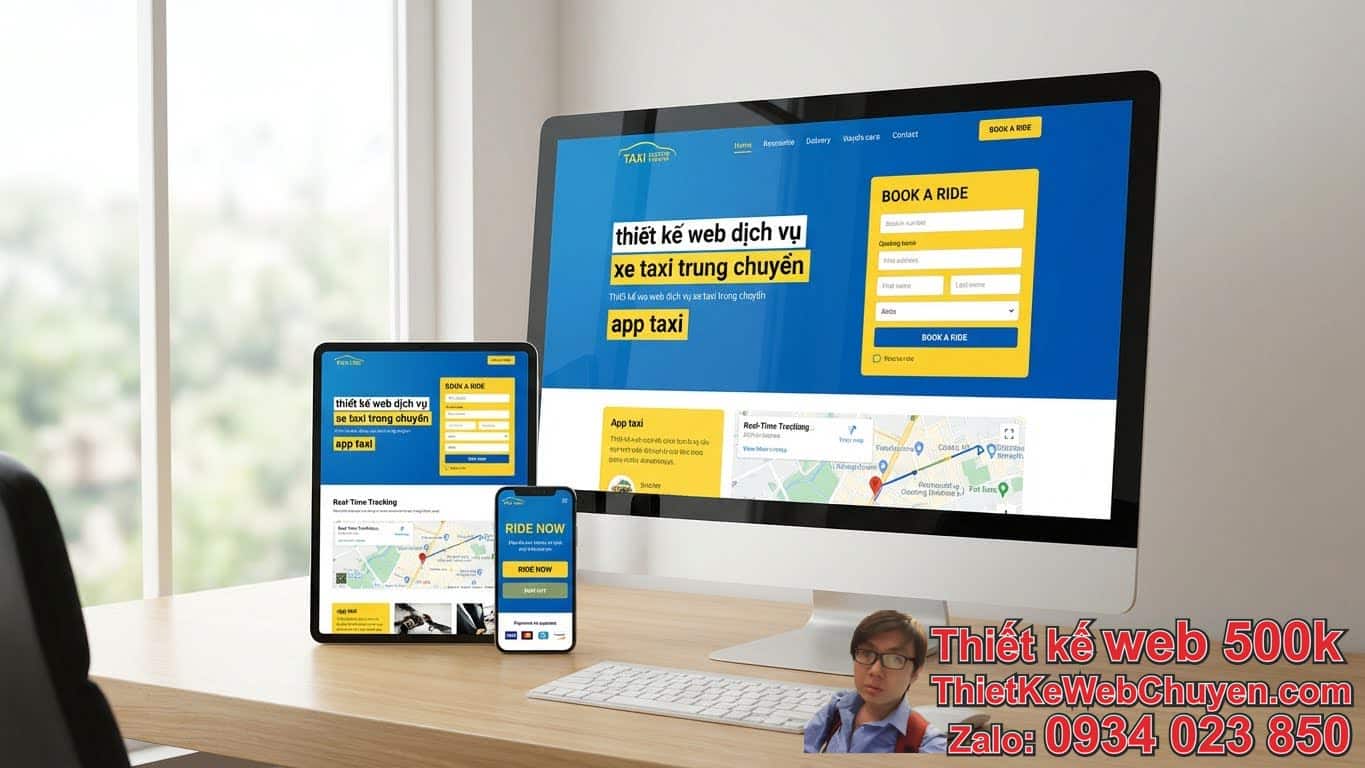 Thiết kế web dịch vụ xe taxi trung chuyển: Lợi ích kinh doanh và SEO Thiết kế web dịch vụ xe taxi trung chuyển: Lợi ích kinh doanh và SEO