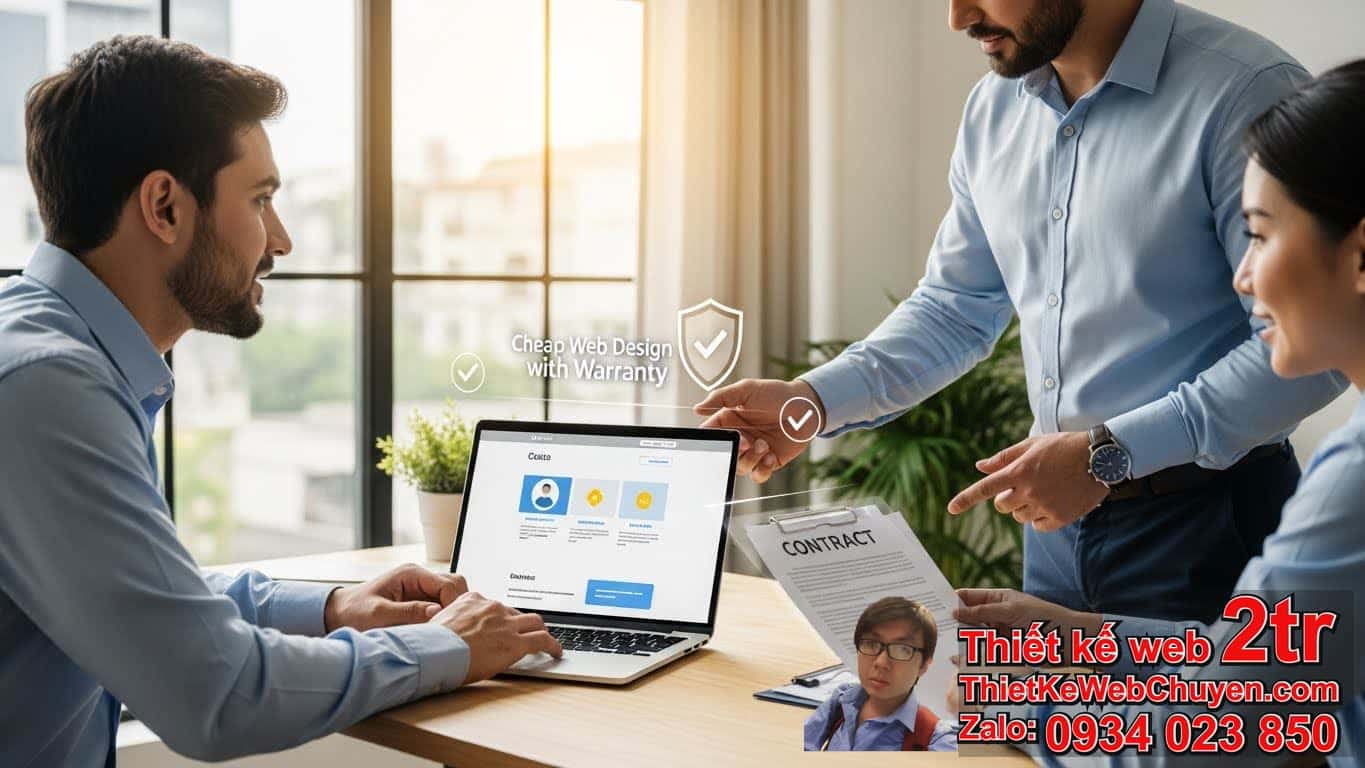 Thiết kế web giá rẻ có bảo hành không: Điều bạn cần biết?