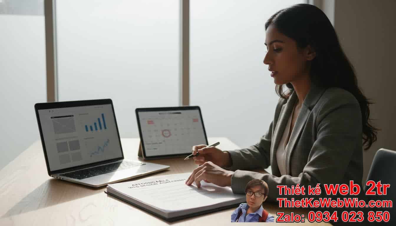 Thiết kế web giá rẻ có hợp đồng rõ ràng là gì và tại sao nó quan trọng?