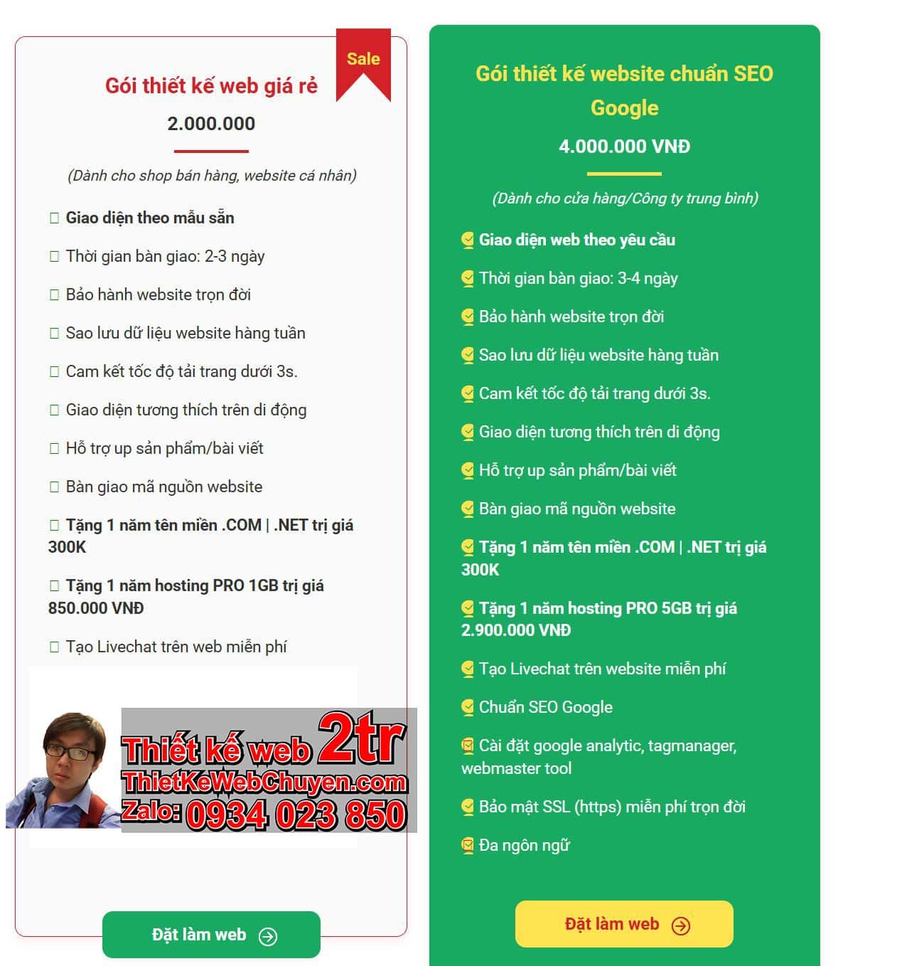 Thiet ke web gia re tron goi, cach dua website len Google Search