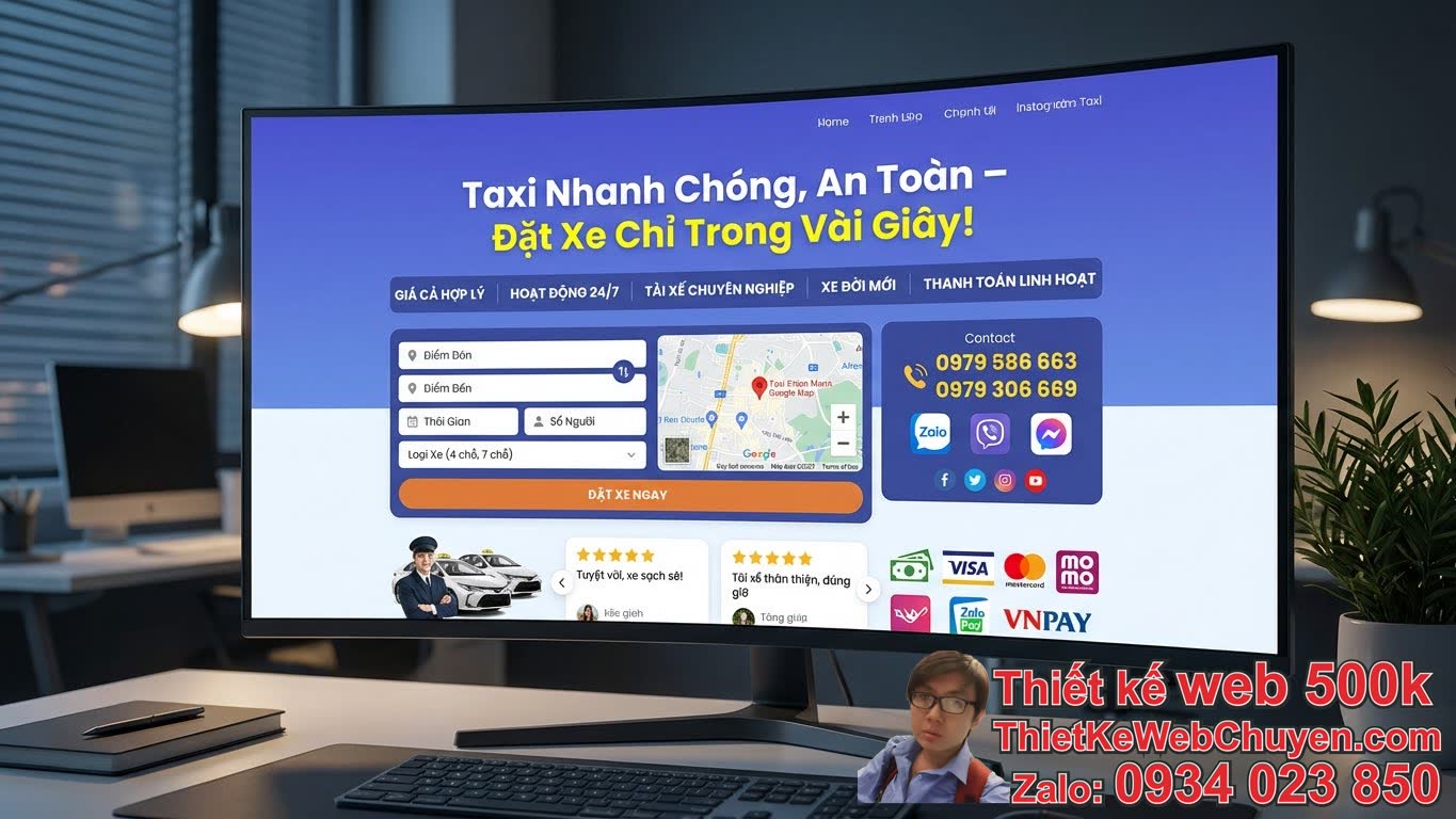 Thiết kế web landing page dịch vụ taxi cần có những yếu tố nào để thành công? Thiết kế web landing page dịch vụ taxi cần có những yếu tố nào để thành công?