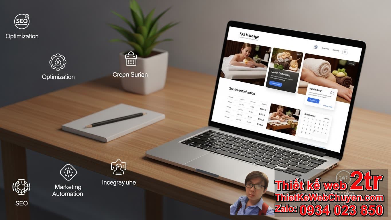 Thiết kế web massage bao nhiêu tiền khi chọn giải pháp tối ưu?