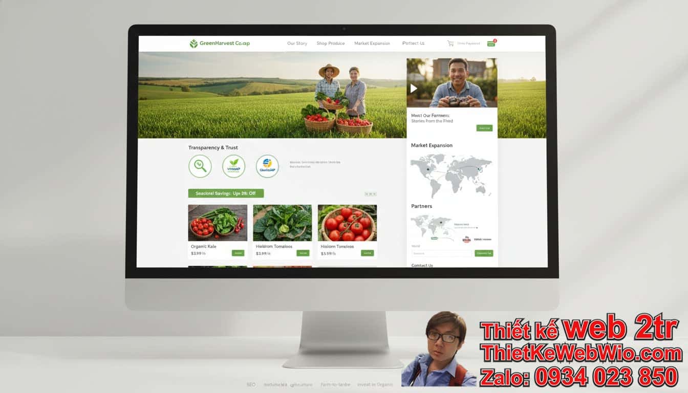 Thiết kế web nông nghiệp hợp tác xã giá rẻ: Tại sao lại quan trọng cho ngành
nông nghiệp? Thiết kế web nông nghiệp hợp tác xã giá rẻ: Tại sao lại quan trọng cho ngành
nông nghiệp?