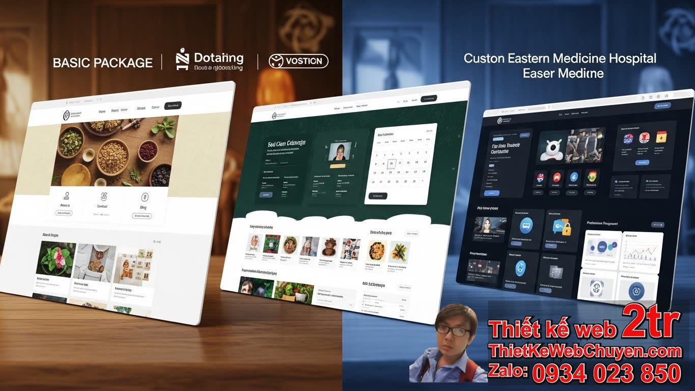 Thiết Kế Web Đông Y Bao Nhiêu Tiền: Yếu Tố Nào Ảnh Hưởng Đến Chi Phí?
