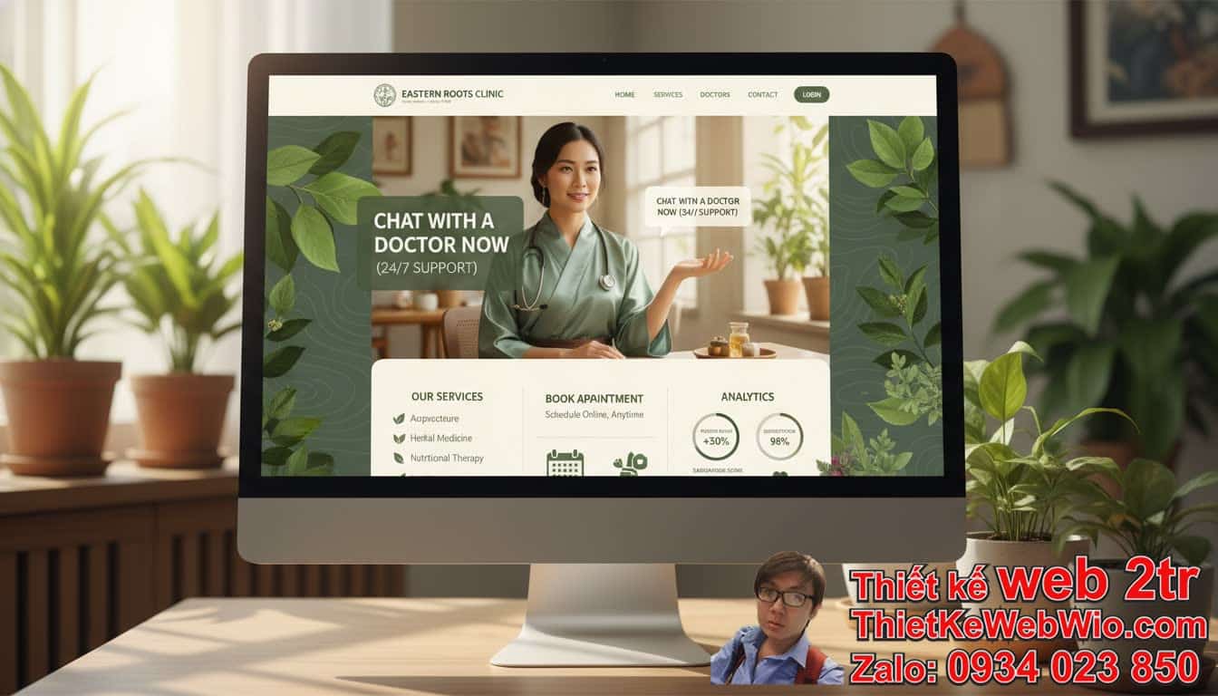 Thiết kế web đông y giá rẻ là gì và tại sao nó quan trọng?