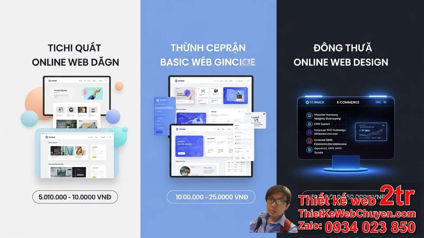 Thiết kế web online bao nhiêu tiền trên thị trường hiện nay?