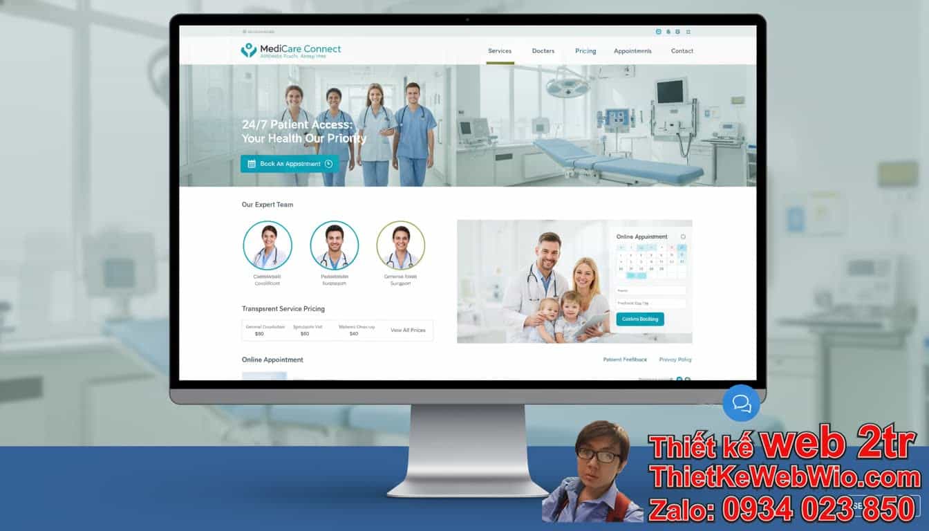 Thiết Kế Web Phòng Khám Đa Khoa Giá Rẻ Có Thật Sự Hiệu Quả Không?