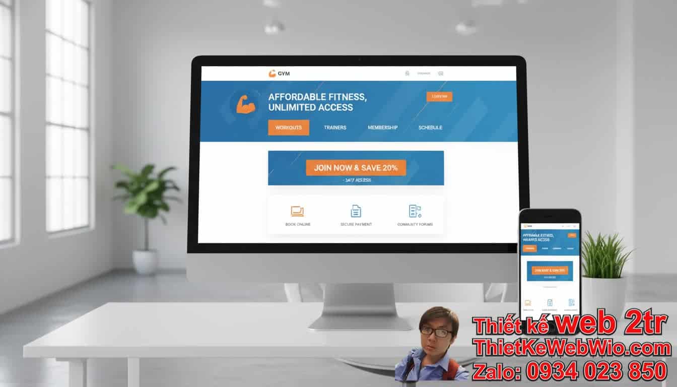 Thiết Kế Web Phòng Tập Gym Giá Rẻ: Lợi ích không ngờ bạn cần biết? Thiết Kế Web Phòng Tập Gym Giá Rẻ: Lợi ích không ngờ bạn cần biết?