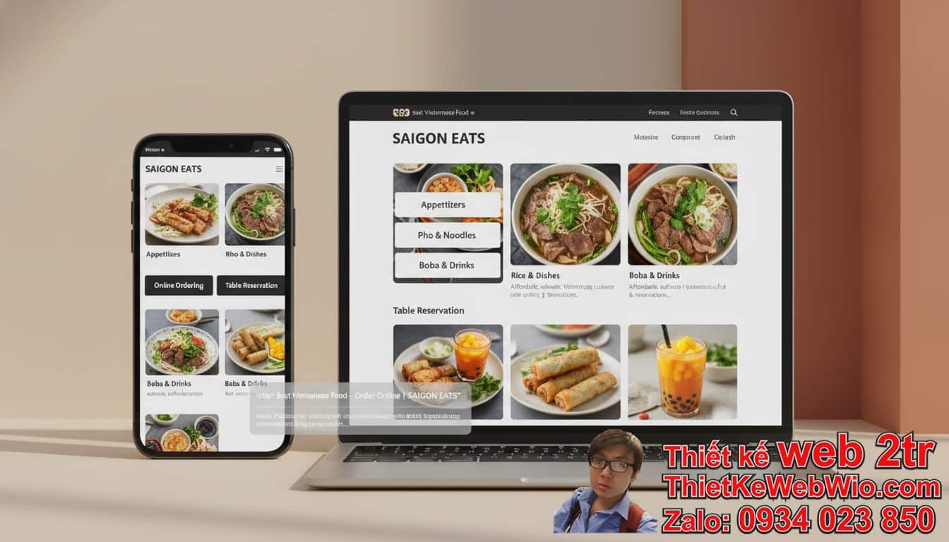 Thiết kế web quán ăn ẩm thực giá rẻ có thực sự hiệu quả không? Thiết kế web quán ăn ẩm thực giá rẻ có thực sự hiệu quả không?