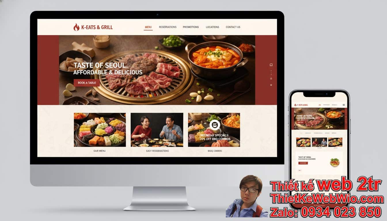 Thiết kế web quán lẩu nướng topokki giá rẻ có thực sự hiệu quả? Thiết kế web quán lẩu nướng topokki giá rẻ có thực sự hiệu quả?