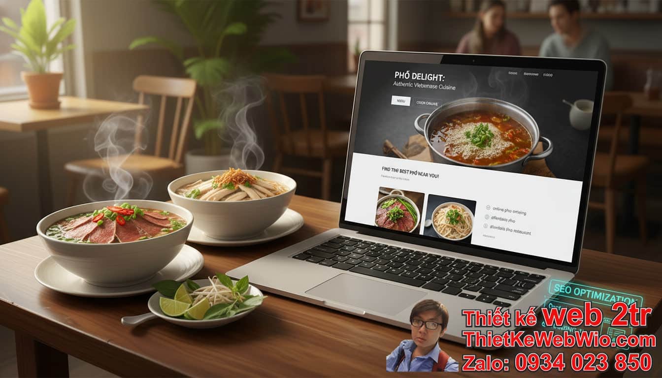 Thiết Kế Web Quán Phở Bò Gà Giá Rẻ: Tại Sao Lại Cần Thiết Trong Thời Đại Số?