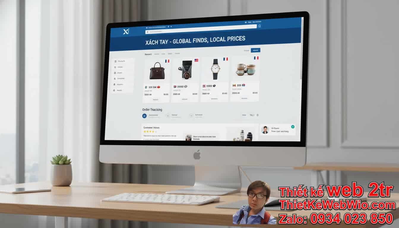 Thiết kế web shop bán hàng xách tay giá rẻ là gì và tại sao lại cần thiết?