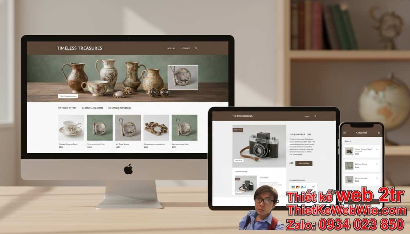 Thiết kế web Shop bán đồ sưu tầm vintage giá rẻ: Tại sao lại là lựa chọn tốt
nhất cho bạn? Thiết kế web Shop bán đồ sưu tầm vintage giá rẻ: Tại sao lại là lựa chọn tốt
nhất cho bạn?