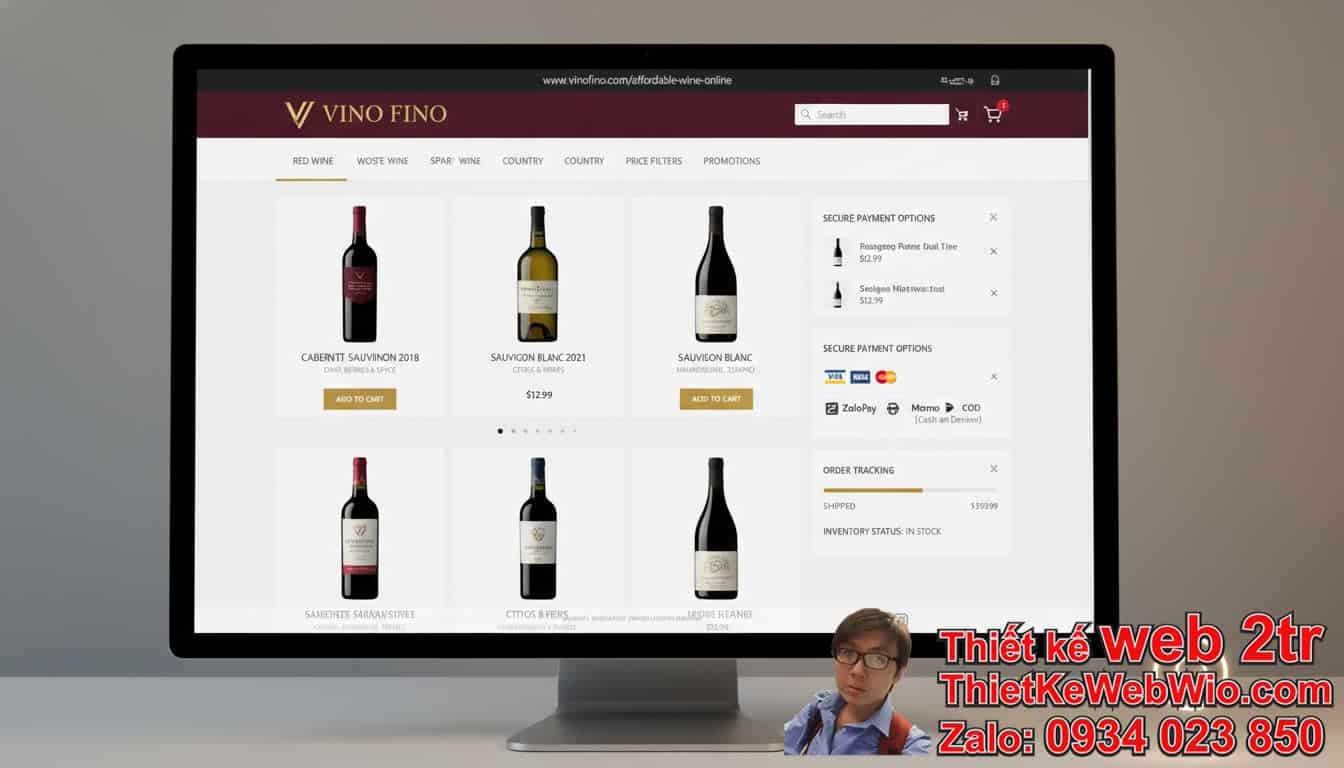 Thiết Kế Web Shop Bán Rượu Vang Giá Rẻ: Tại Sao Lại Là Lựa Chọn Tối Ưu Cho Doanh
Nghiệp Của Bạn?