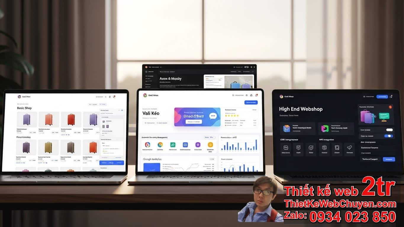 Thiết Kế Web Shop Bán Vali Kéo Có Giá Bao Nhiêu Tiền Hiện Nay? Khám Phá Các Gói
Dịch Vụ Phổ Biến Thiết Kế Web Shop Bán Vali Kéo Có Giá Bao Nhiêu Tiền Hiện Nay? Khám Phá Các Gói
Dịch Vụ Phổ Biến