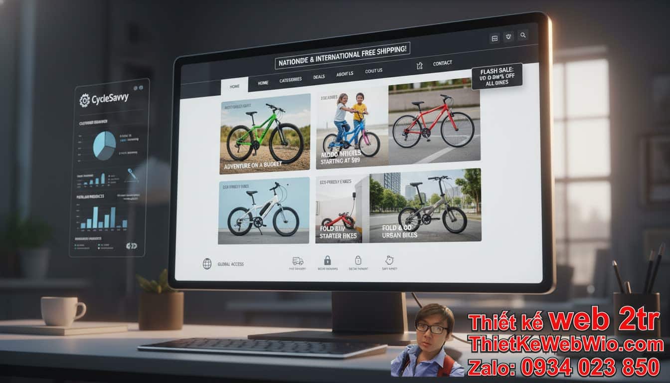 Thiết kế web shop bán xe đạp giá rẻ có những lợi ích gì? Thiết kế web shop bán xe đạp giá rẻ có những lợi ích gì?