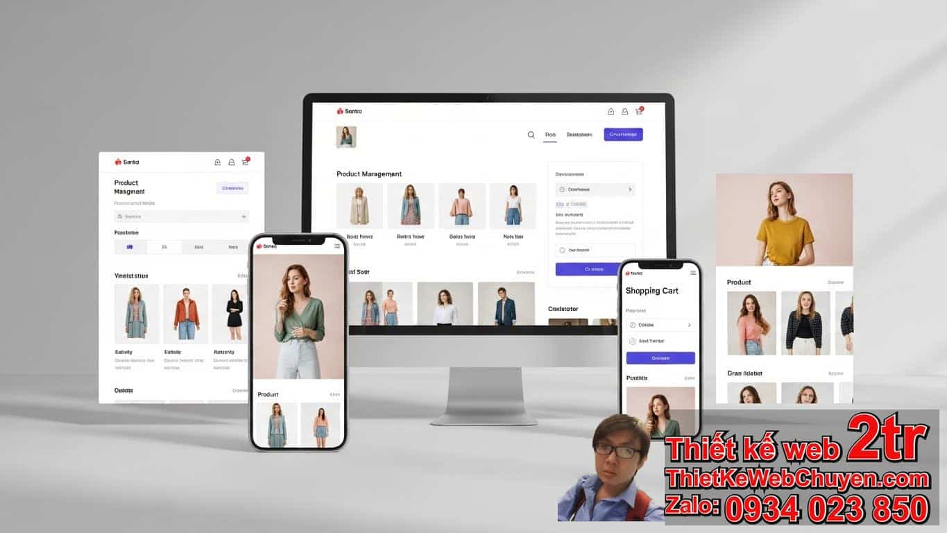 Thiết kế web shop đồ nữ bao nhiêu tiền với các gói cơ bản?