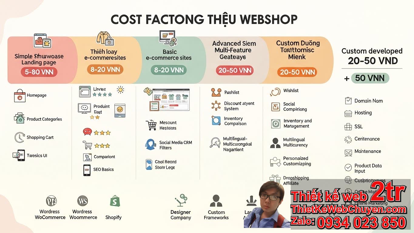 Thiết kế web shop đồ trẻ em kid bao nhiêu tiền và các yếu tố ảnh hưởng?