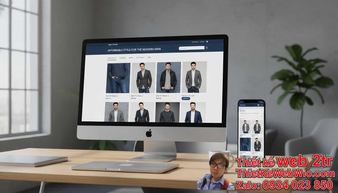 Thiết kế web shop quần áo nam giá rẻ: Tại sao lại quan trọng? Thiết kế web shop quần áo nam giá rẻ: Tại sao lại quan trọng?