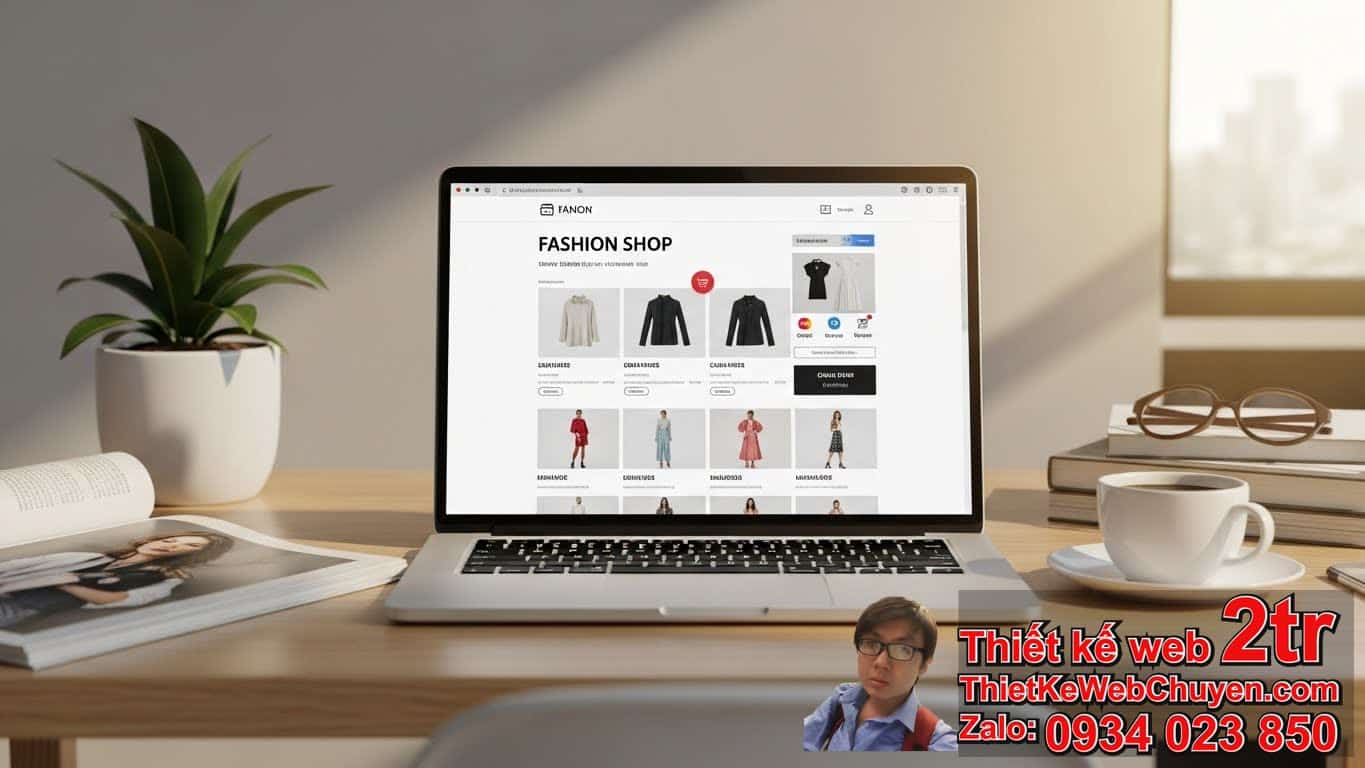 Thiết kế web shop thời trang bao nhiêu tiền để kinh doanh hiệu quả?