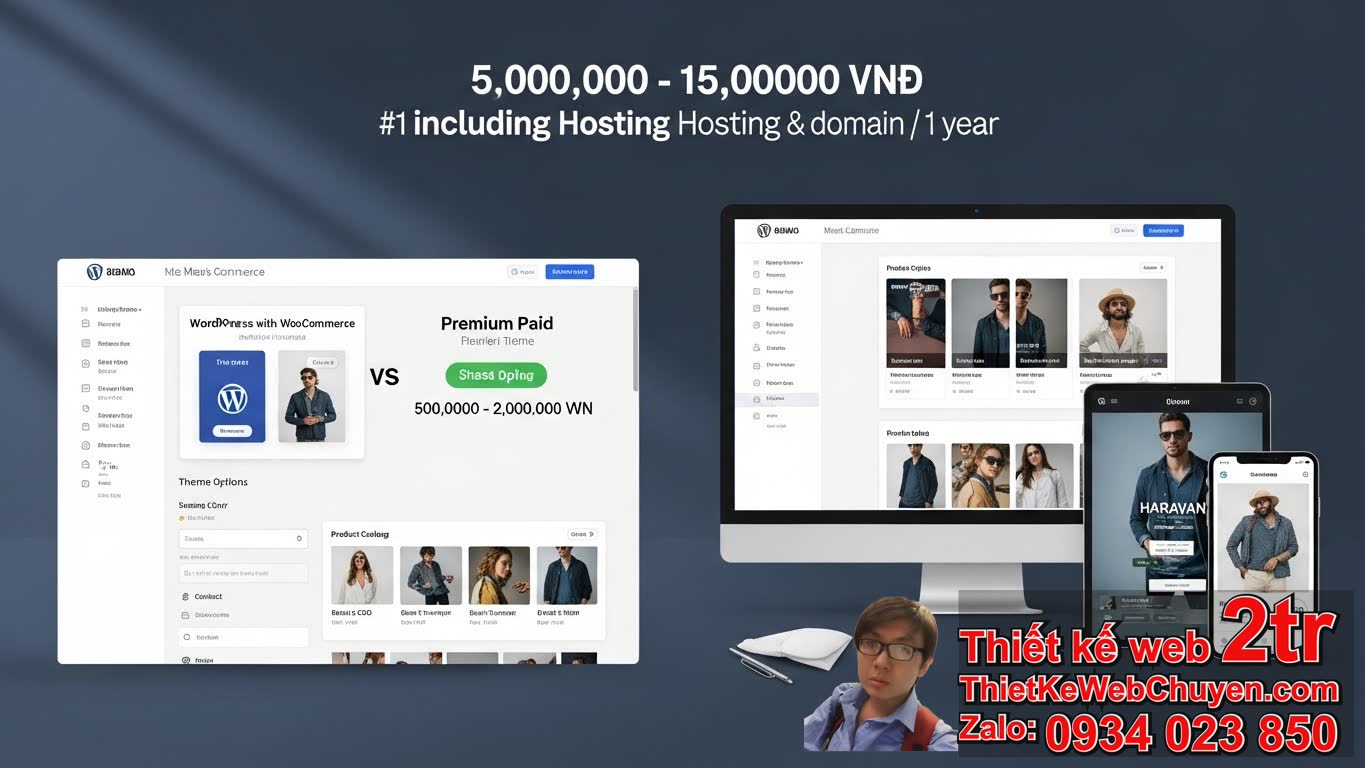 Thiết Kế Web Shop Thời Trang Nam Cơ Bản Tốn Bao Nhiêu Tiền?