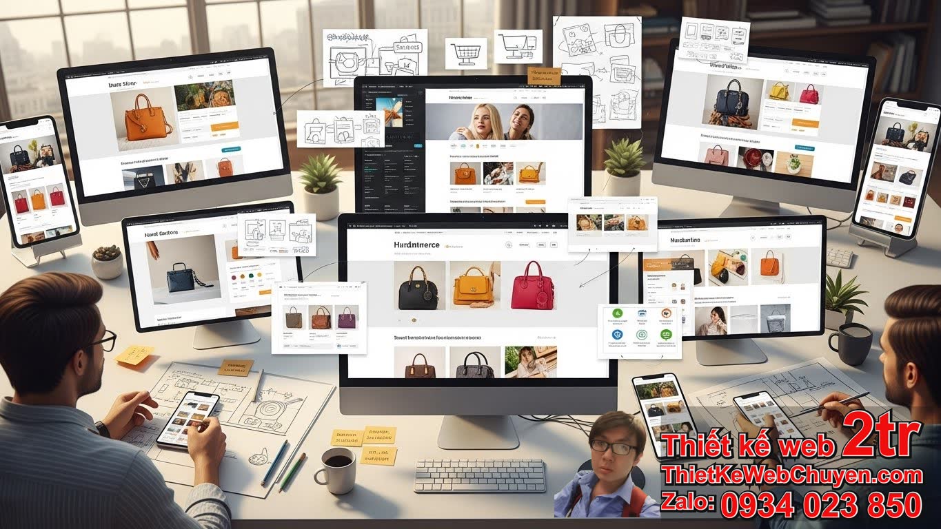 Thiết kế web shop túi xách bao nhiêu tiền phụ thuộc vào những yếu tố nào?