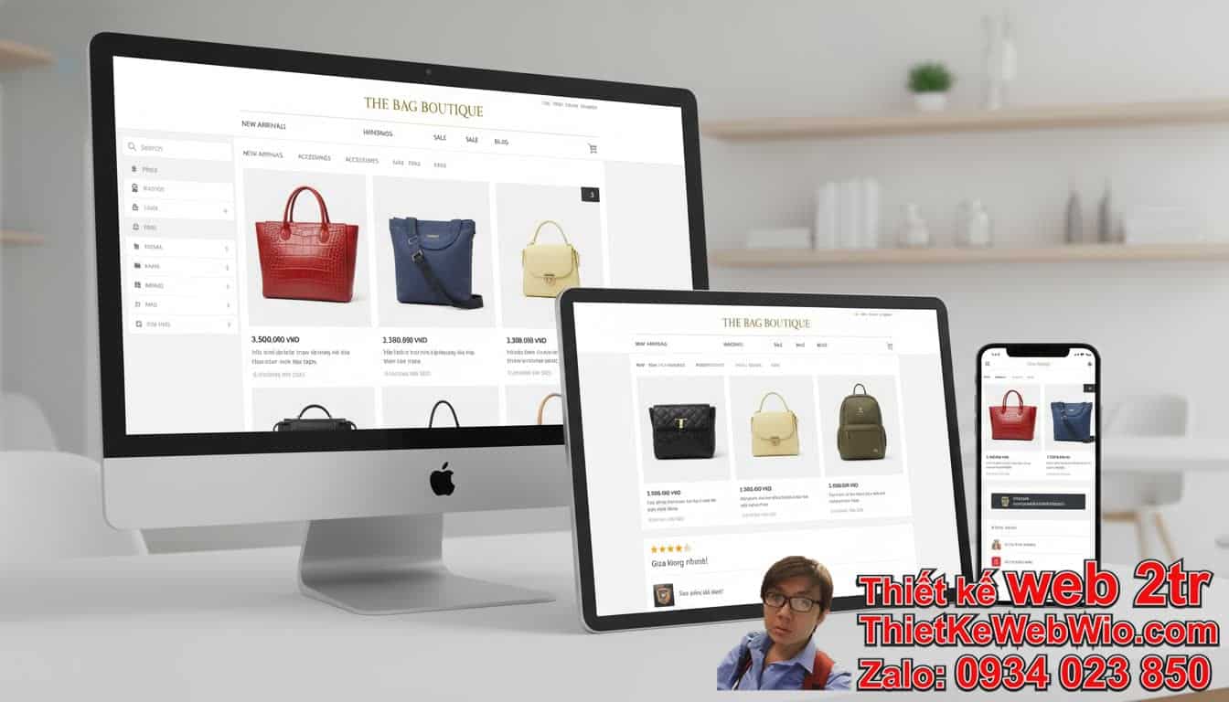 Thiết Kế Web Shop Túi Xách Giá Rẻ: Tại Sao Lại Quan Trọng Đến Thế?