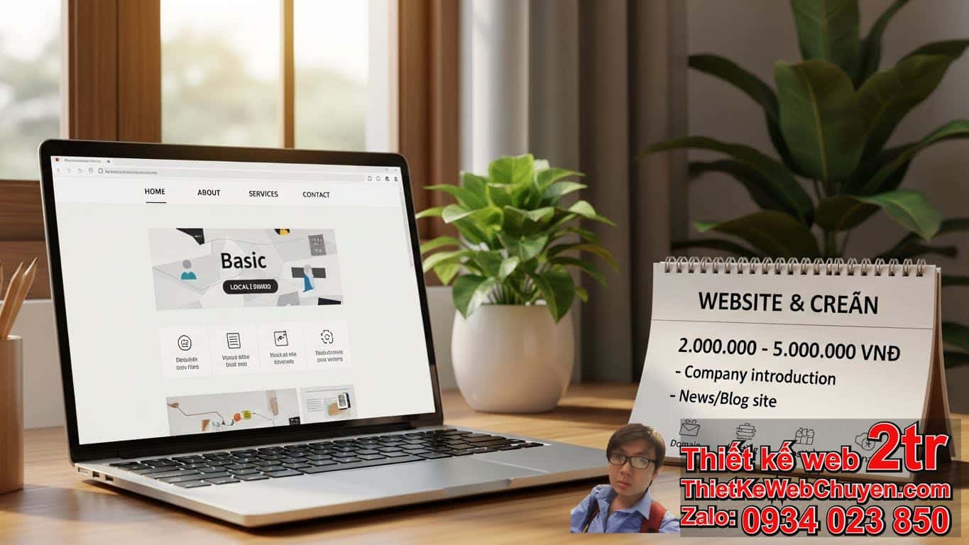 Thiết kế web tại Cần Thơ bao nhiêu tiền cho một website cơ bản?