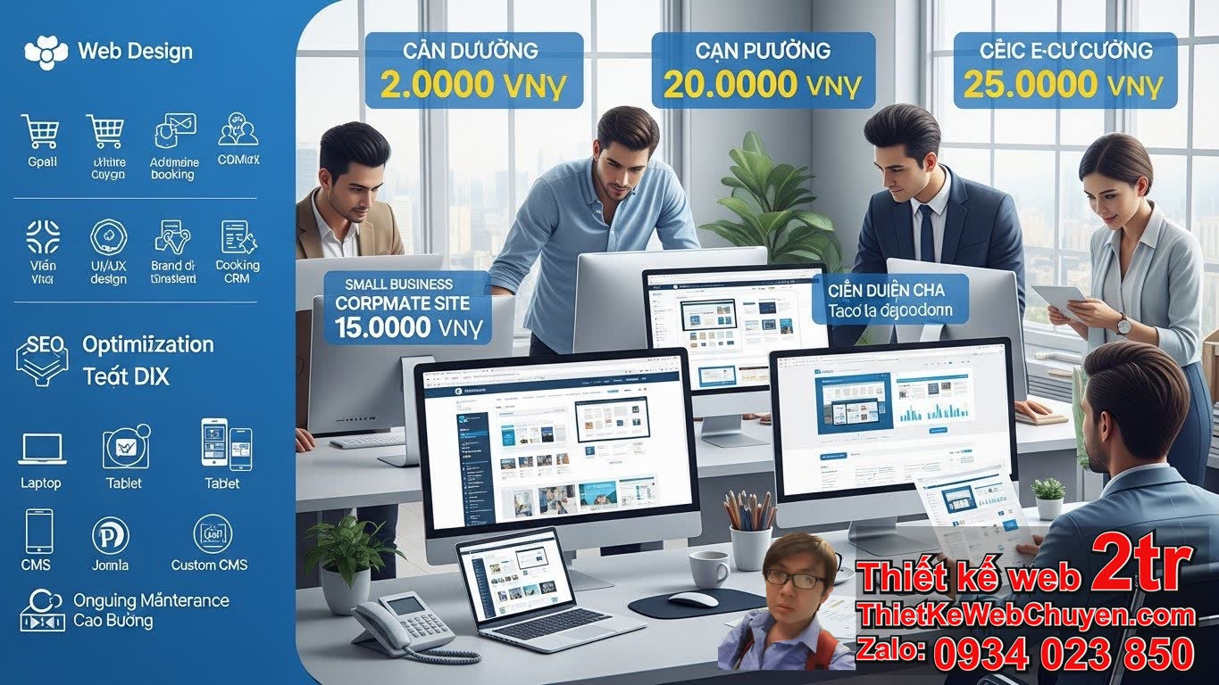 Thiết kế web tại Cao Bằng bao nhiêu tiền và các yếu tố ảnh hưởng?