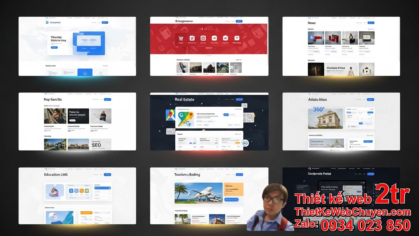 Thiết kế web tại Khánh Hòa bao nhiêu tiền cho các loại hình website phổ biến?