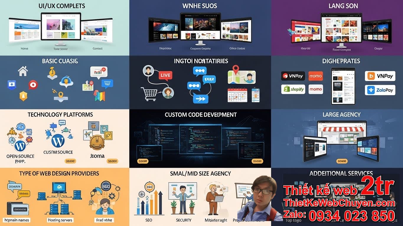 Thiết kế web tại Lạng Sơn bao nhiêu tiền: Các yếu tố ảnh hưởng