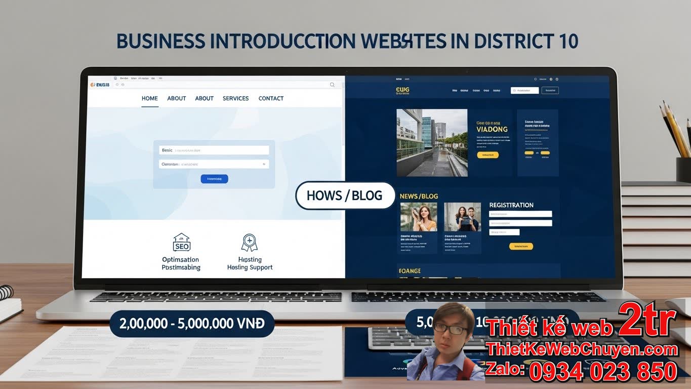Thiết kế web tại quận 10 bao nhiêu tiền cho một website giới thiệu doanh nghiệp?