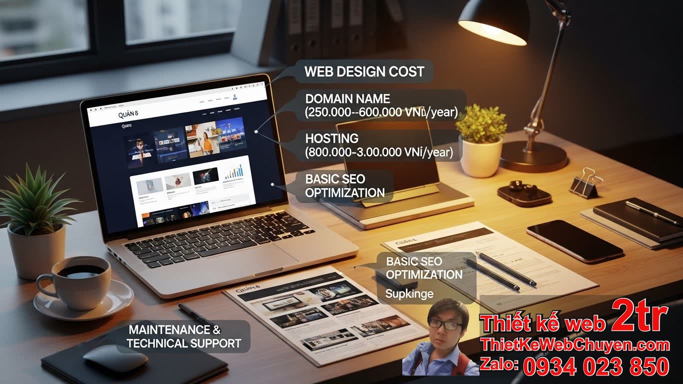 Thiết Kế Web Tại Quận 8 Bao Nhiêu Tiền: Tổng Quan Các Khoản Chi Phí Cơ Bản?