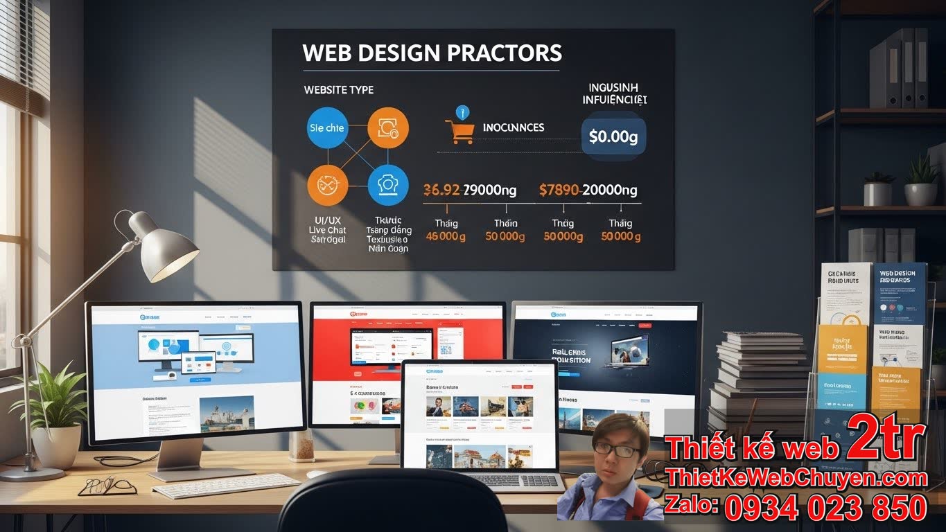 Thiết kế web tại quận Bình Chánh bao nhiêu tiền phụ thuộc vào những yếu tố nào?