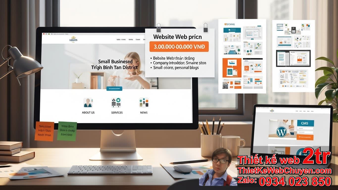 Thiết kế web tại quận Bình Tân mất bao nhiêu tiền cho một website cơ bản?