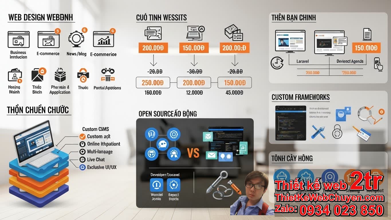 Thiết kế web tại quận Tân Bình bao nhiêu tiền và các yếu tố ảnh hưởng đến giá?