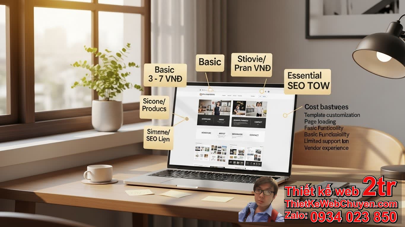 Thiết kế web tại Quảng Ngãi bao nhiêu tiền cho một website cơ bản?