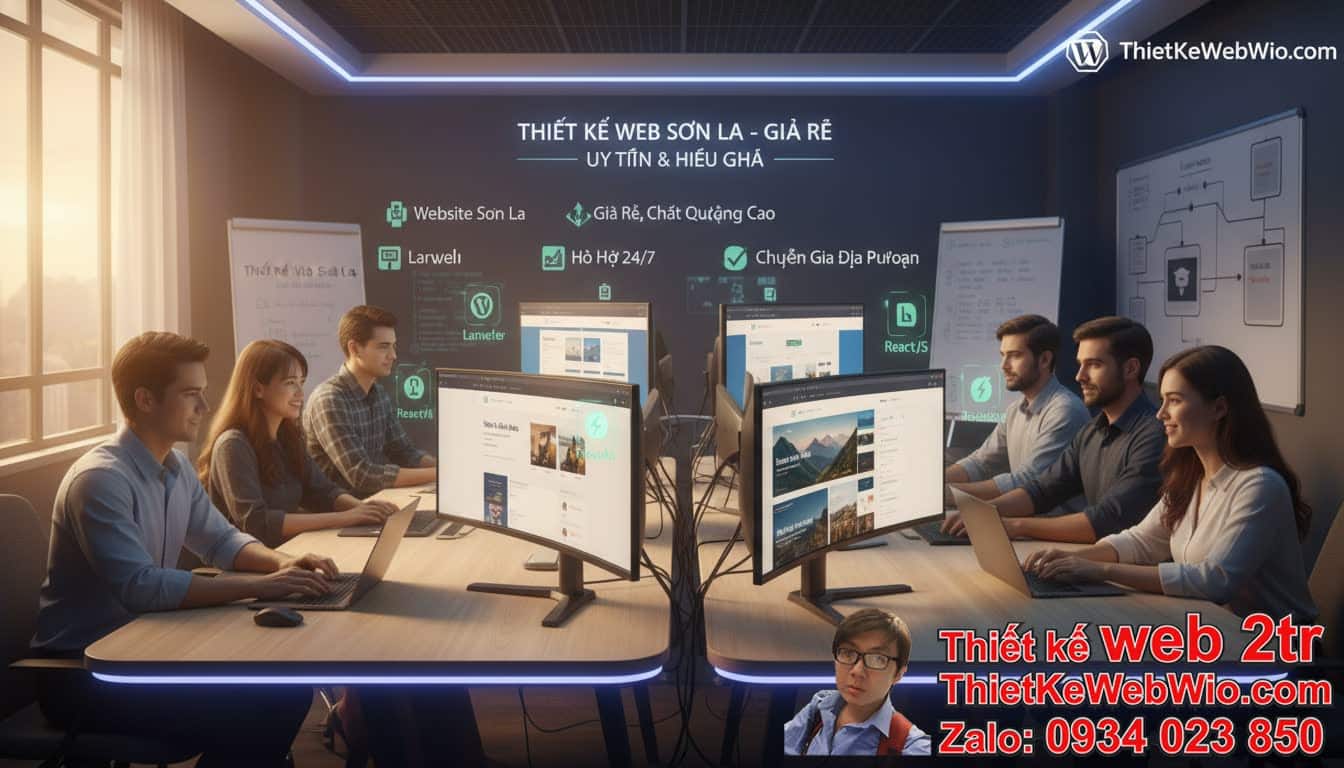 Thiết kế web tại Sơn La giá rẻ – Giải pháp nào tối ưu cho doanh nghiệp?