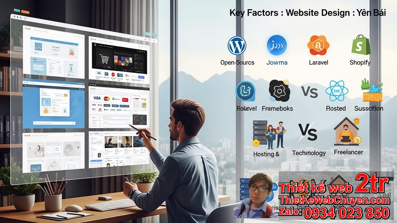 Thiết kế web tại Yên Bái bao nhiêu tiền: Các yếu tố nào ảnh hưởng đến chi phí?