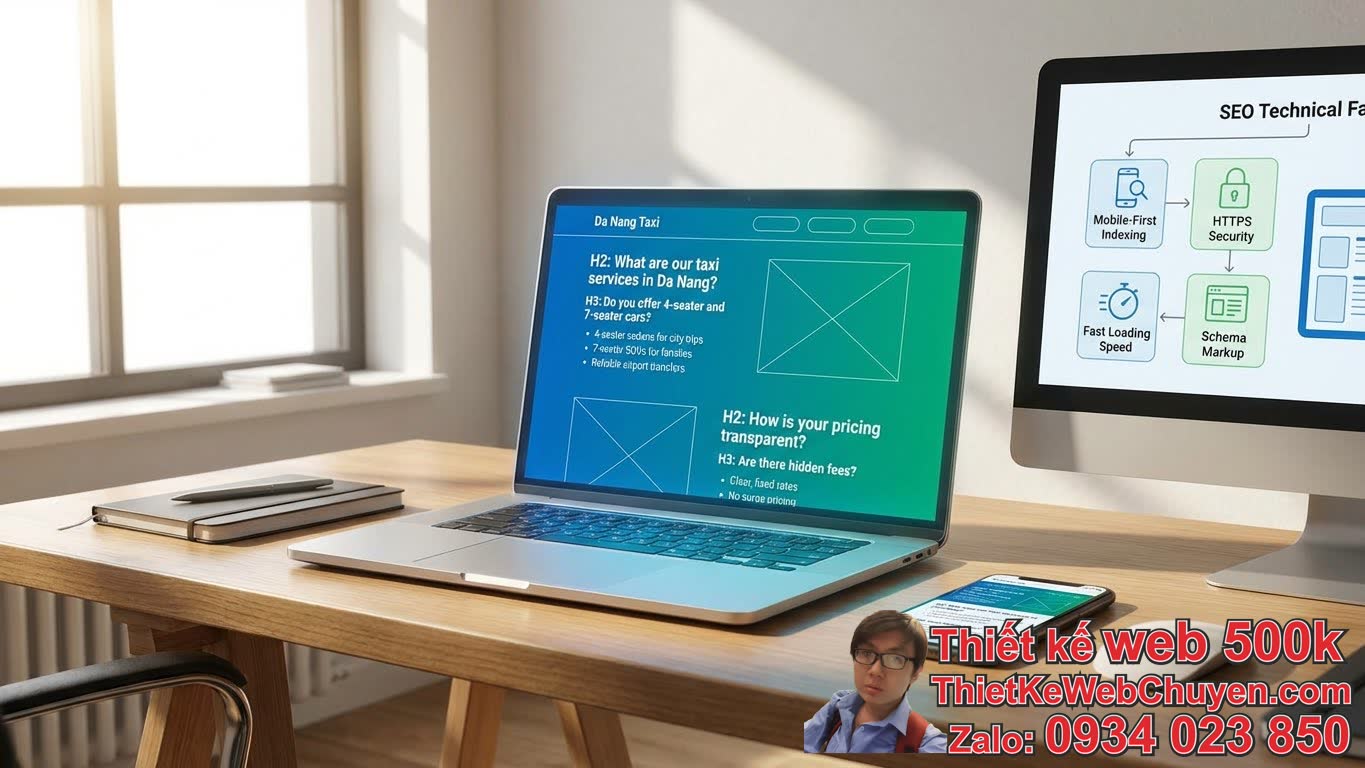 Thiết kế web taxi Đà Nẵng cần lưu ý những gì để tối ưu cho AI Overview? Thiết kế web taxi Đà Nẵng cần lưu ý những gì để tối ưu cho AI Overview?